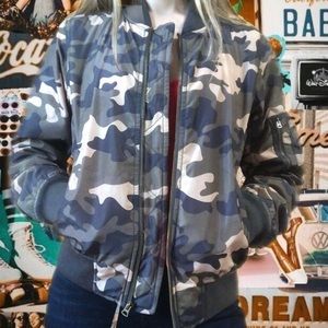 Woman’s Camouflage Bomber Jacket from GAP